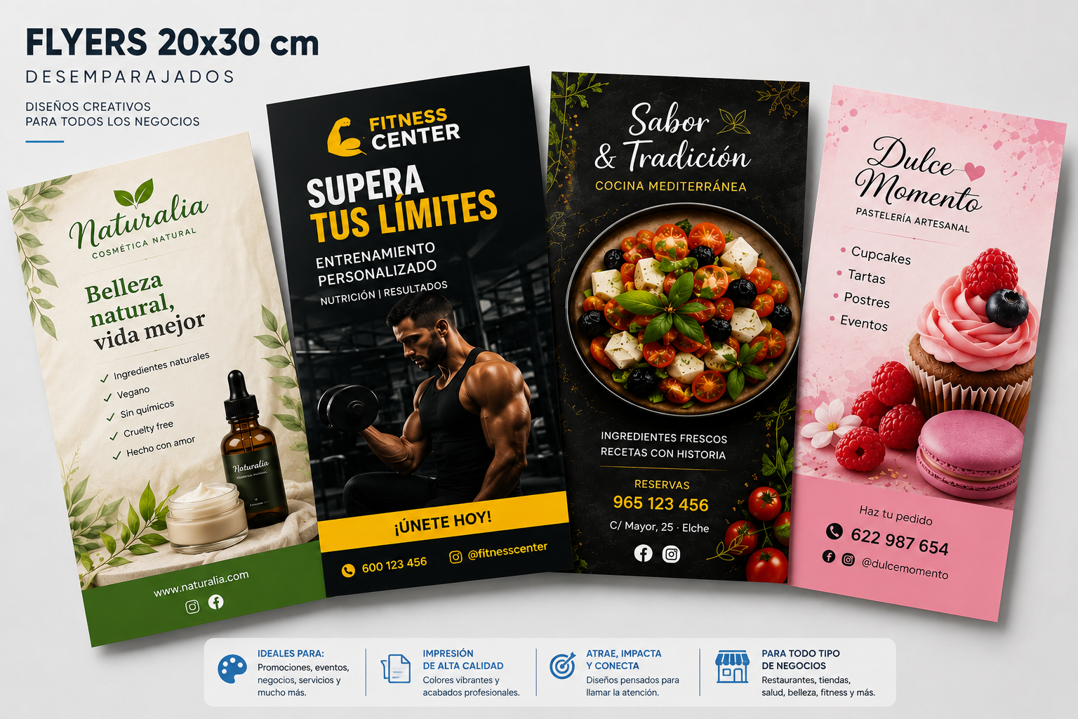 Flyers A4 (20x30cm) 4+4